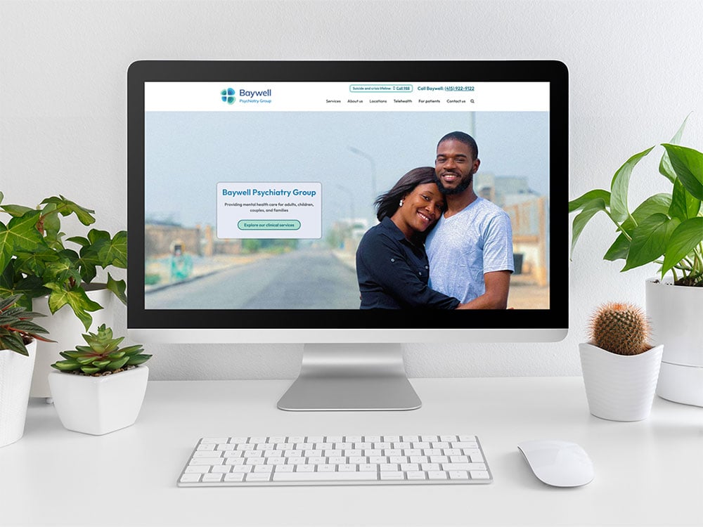 Razorfrog portfolio: Baywell Psychiatry Group