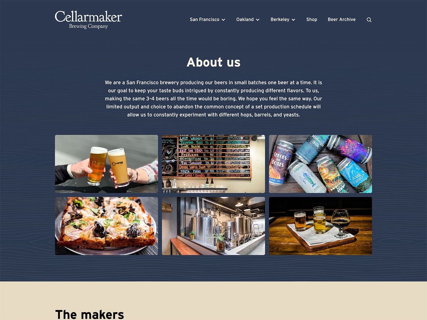 Cellarmaker About Us Page
