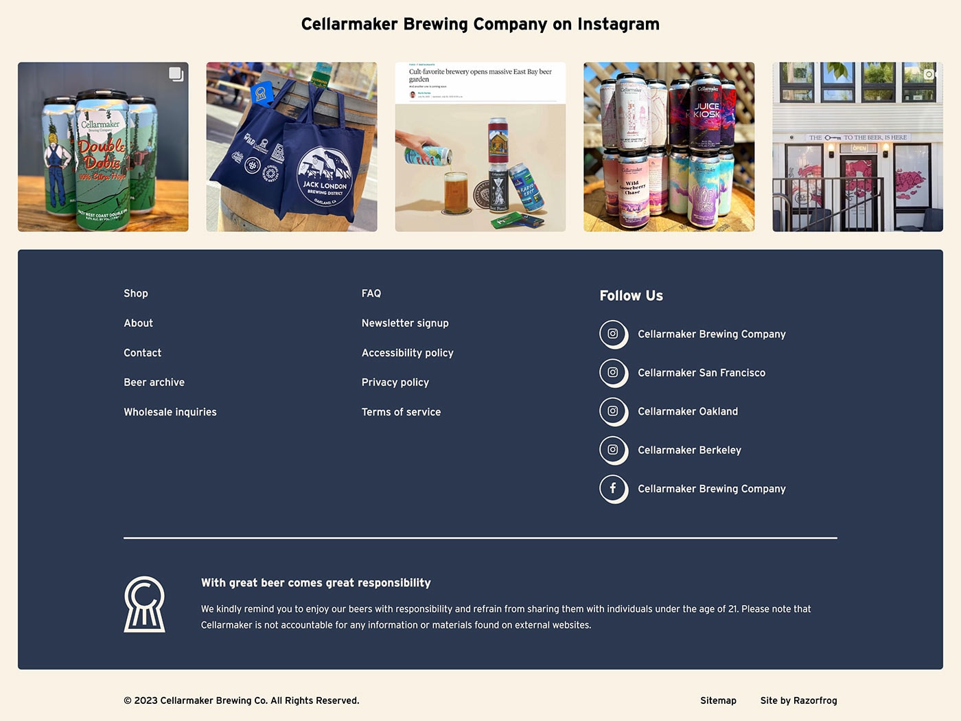 Cellarmaker Footer
