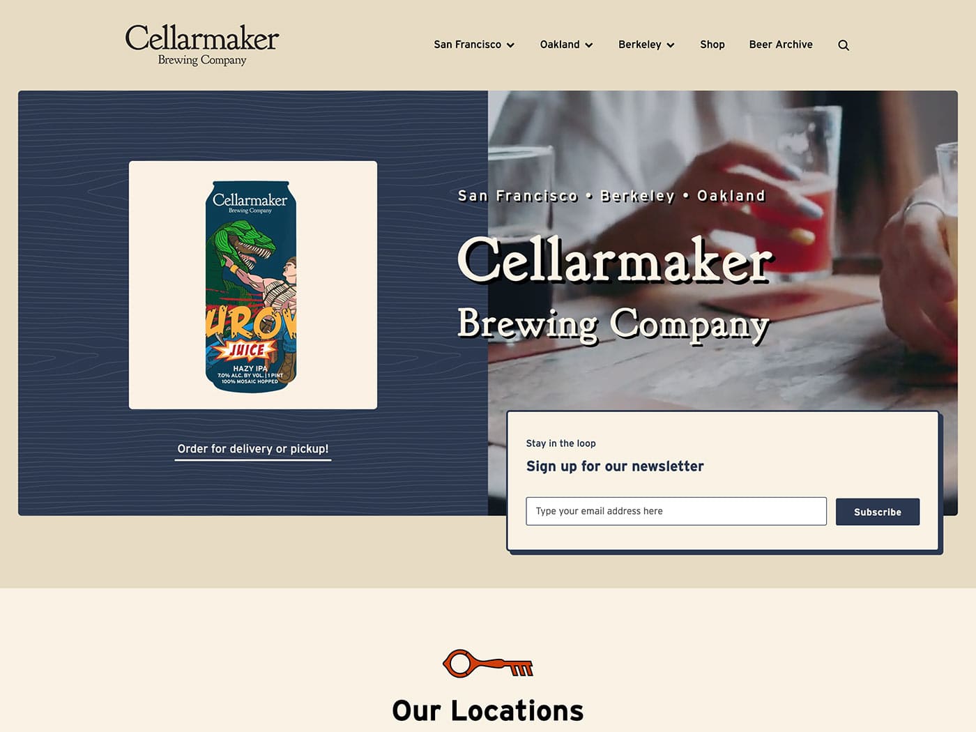 Cellarmaker Homepage 1