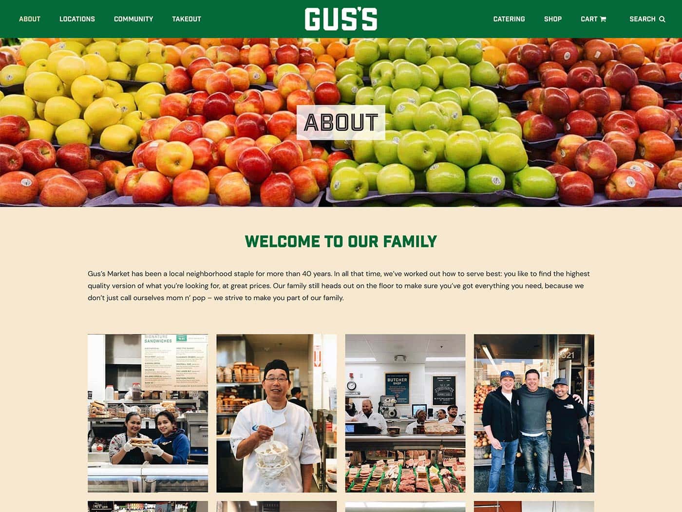 Gus's Community Market About Page