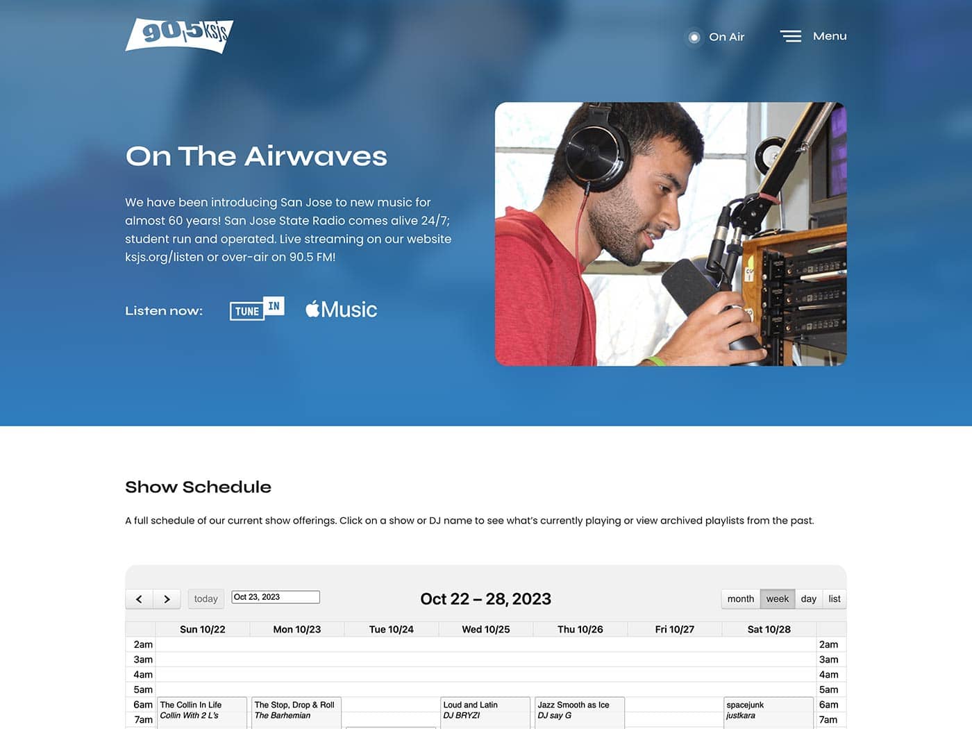 KSJS 90.5 FM On The Airwaves Page