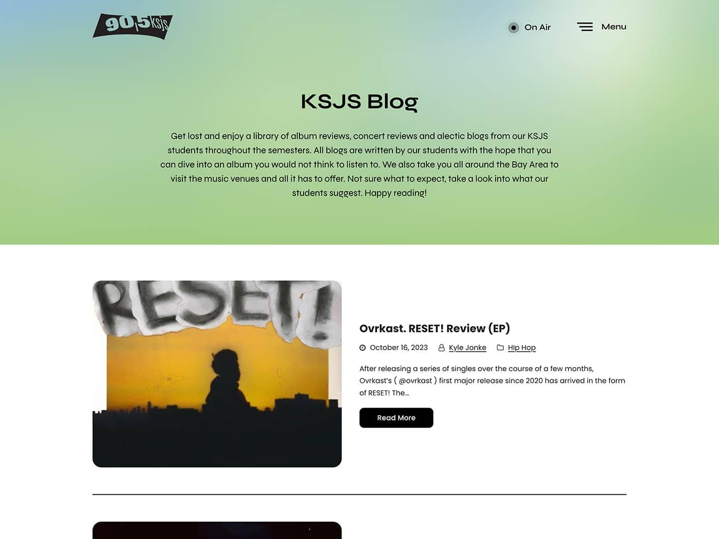 KSJS 90.5 FM Blog Page