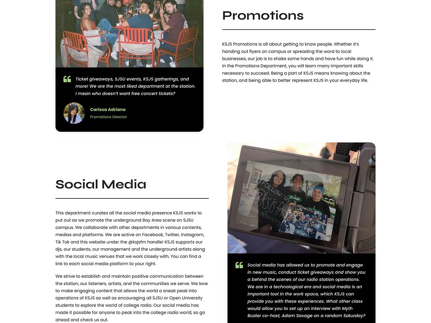 KSJS 90.5 FM Departments Page 2