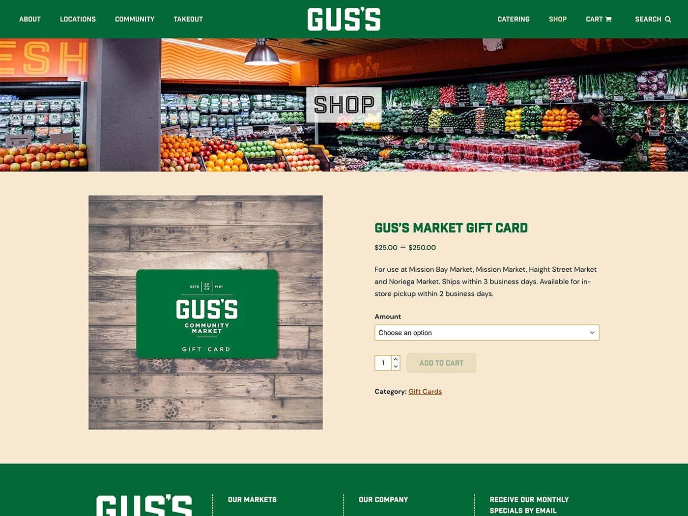 Gus's Community Market Single Product Page