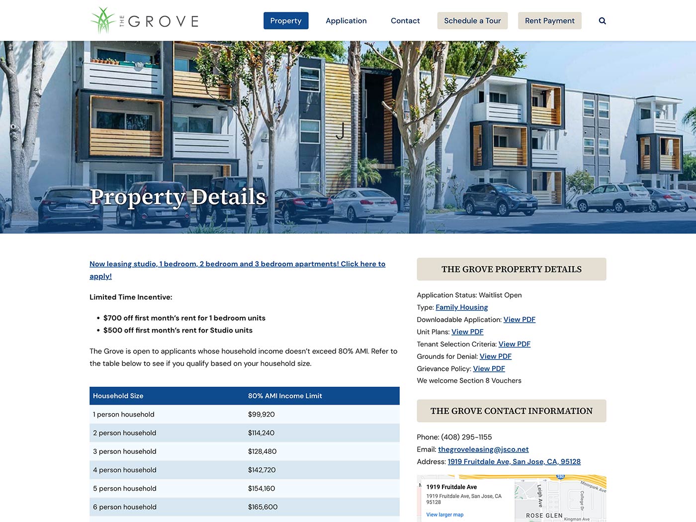 JSCO The Grove Property Page
