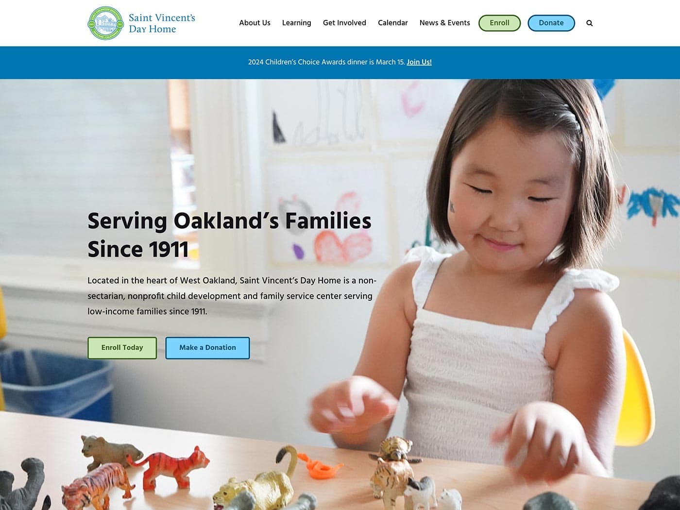 Saint Vincent's Day Home Homepage