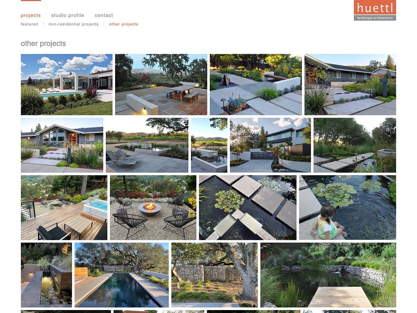 Huettl Landscape Architecture Other Projects Page