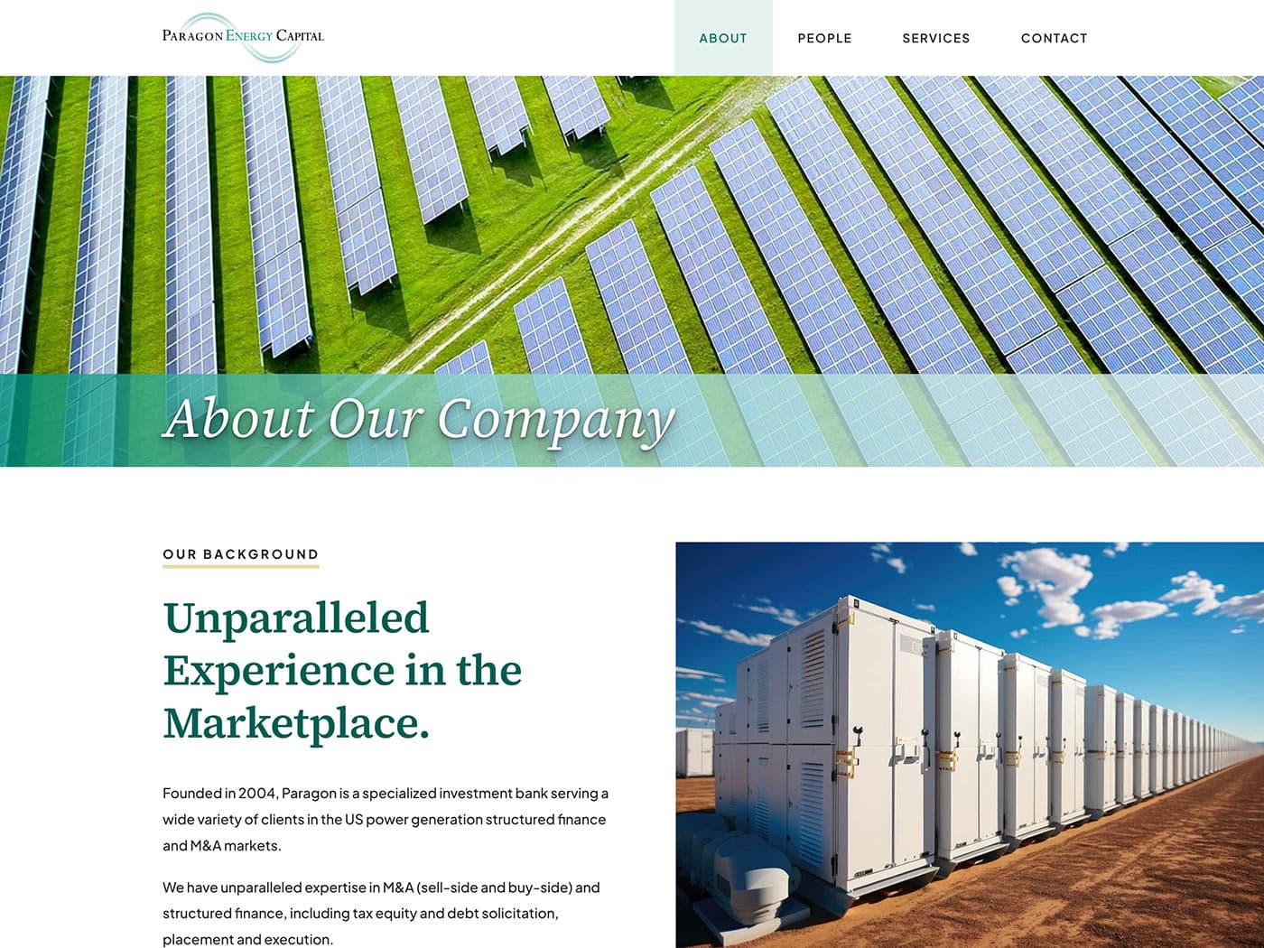 Paragon Energy Capital About Page