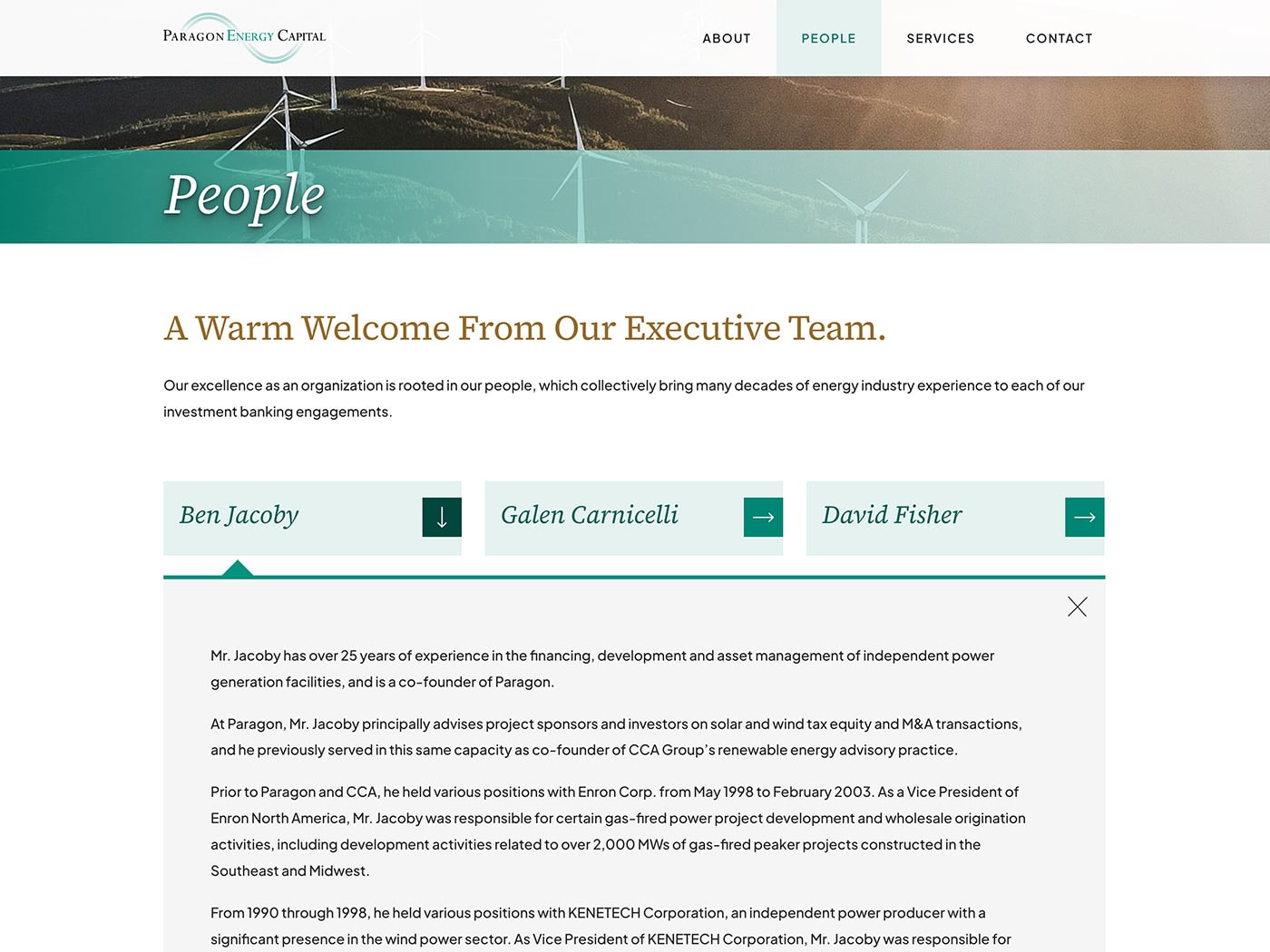 Paragon Energy Capital People Page