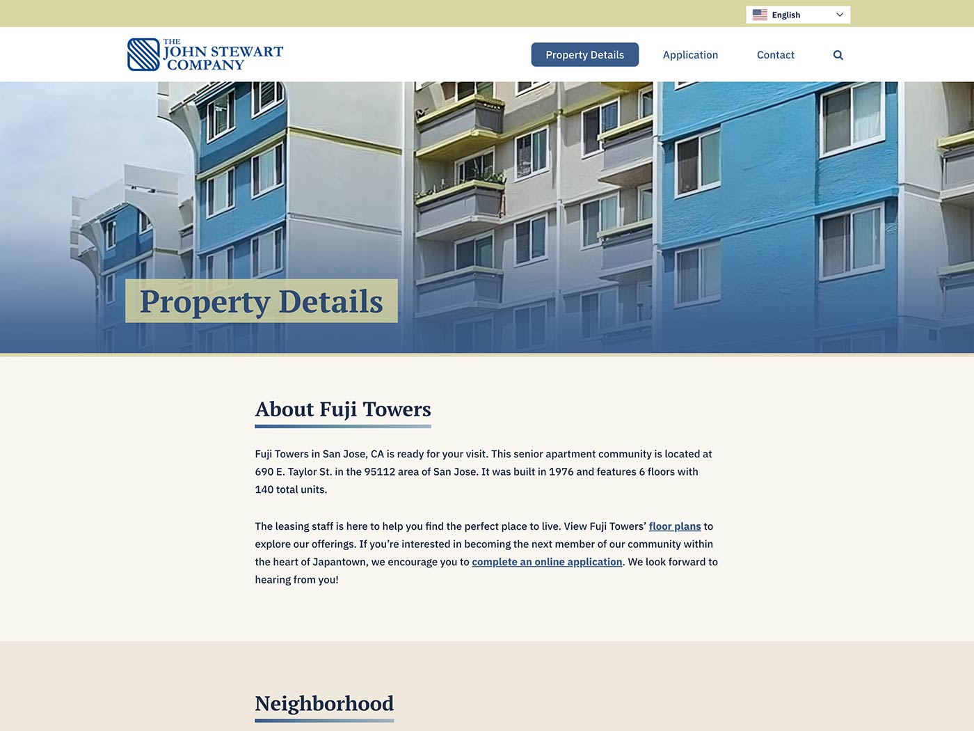 Fuji Towers Property Details Page