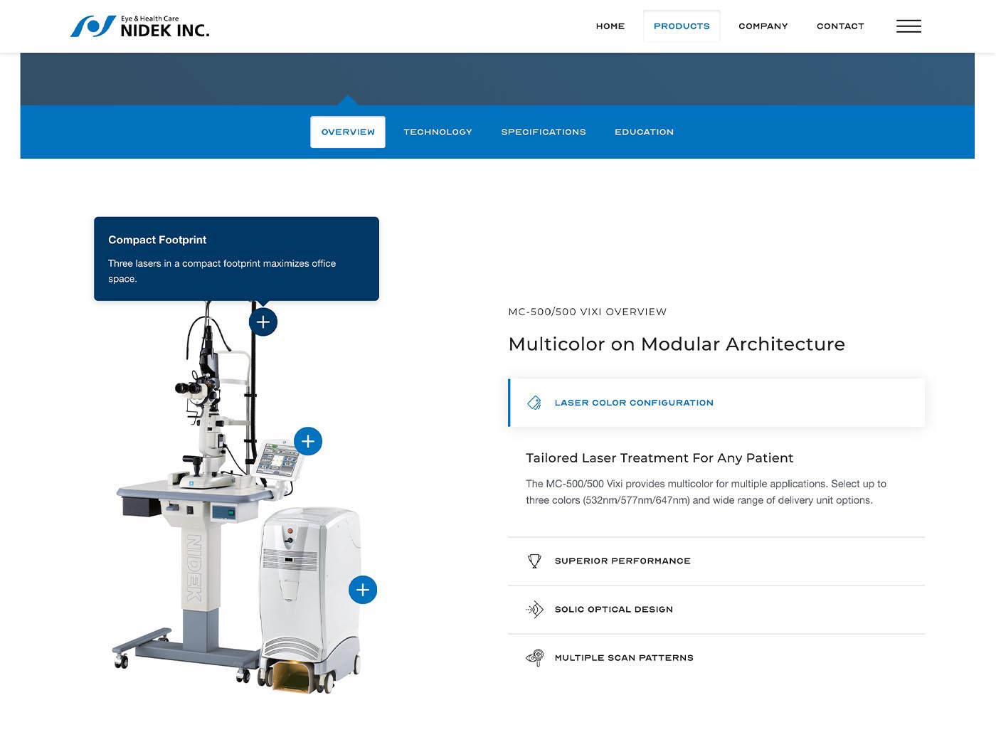NIDEK USA Product Overview Page 2