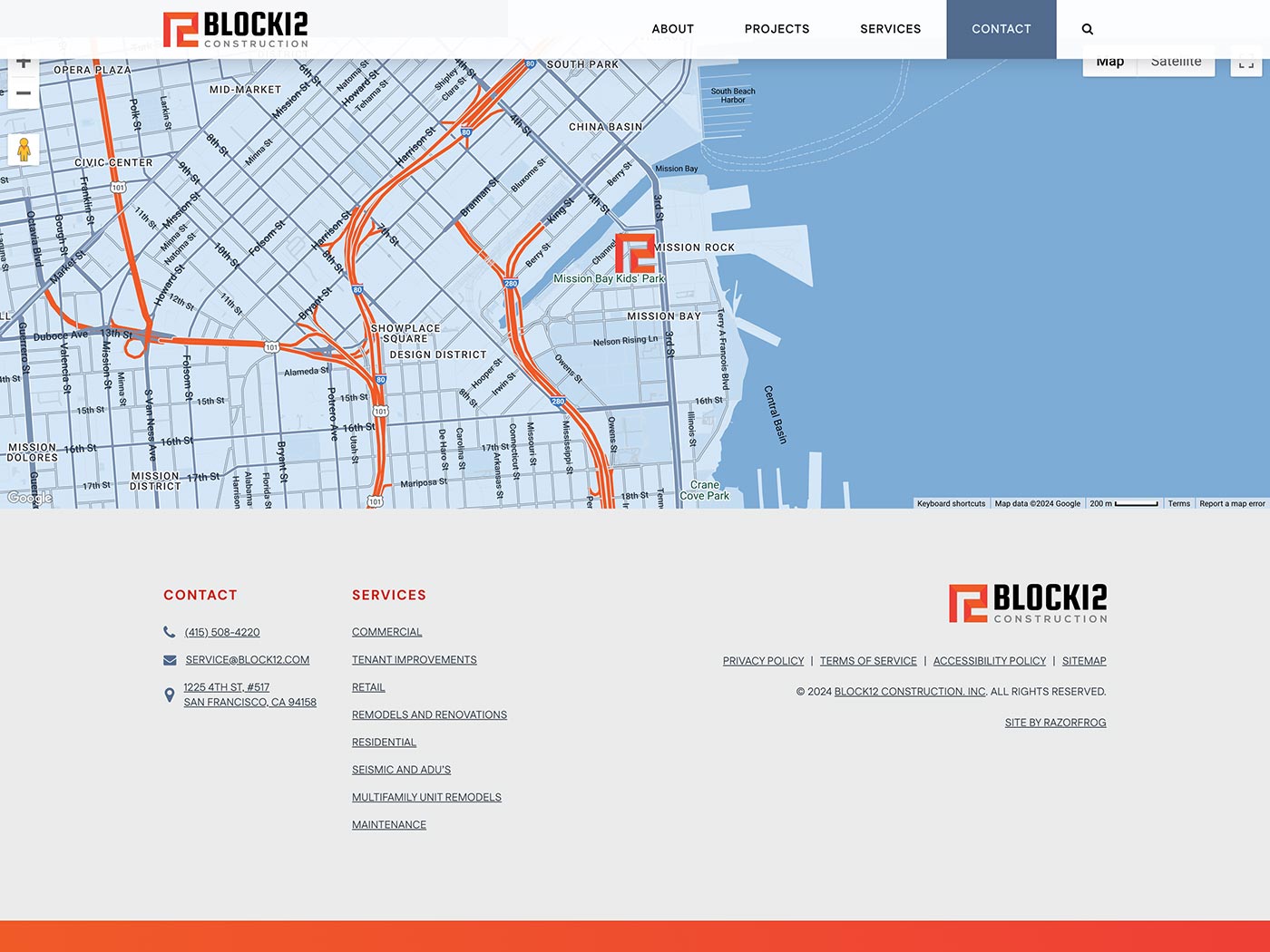 Block12 Construction Contact Page 2