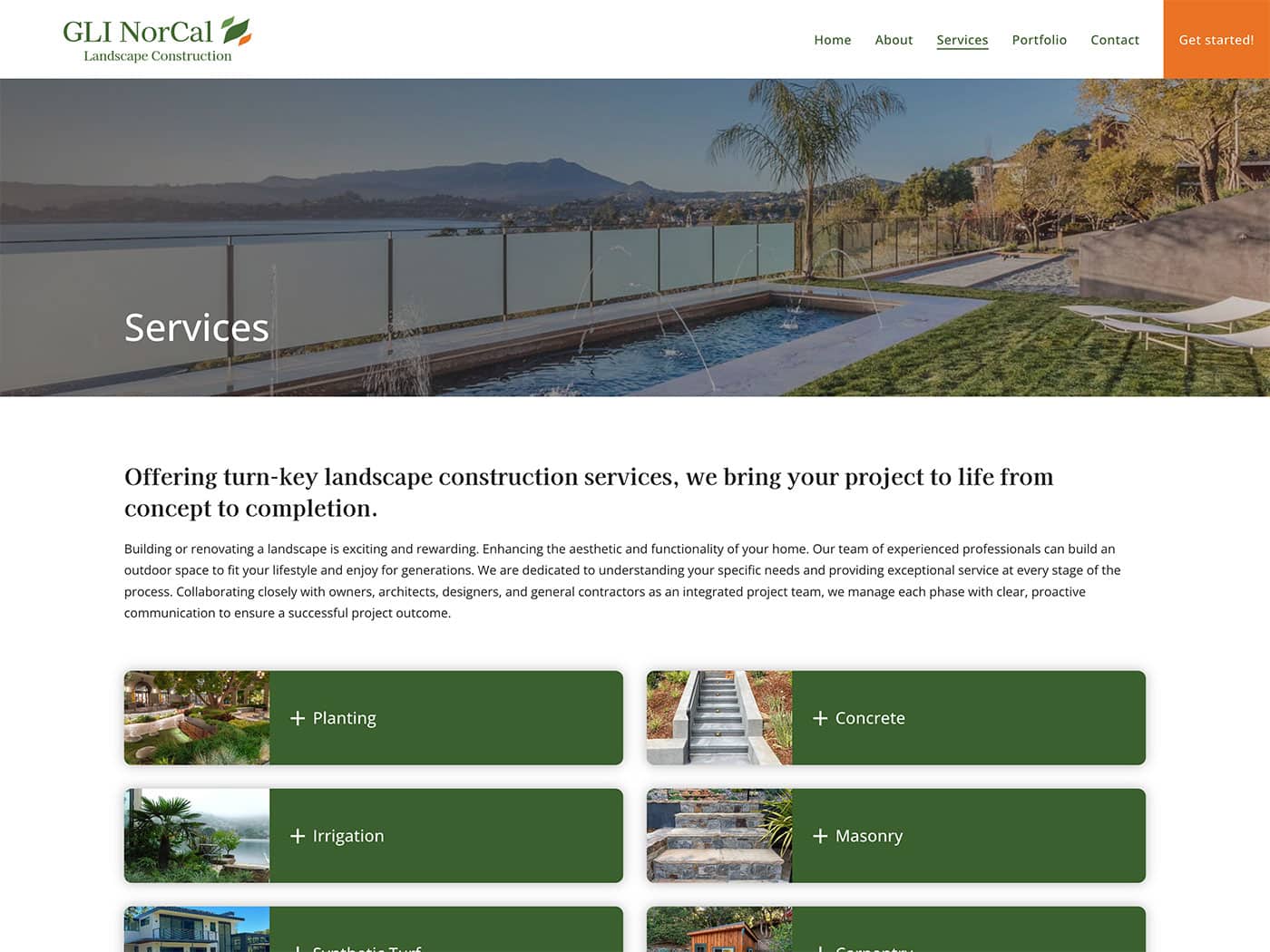 GLI NorCal Services Page