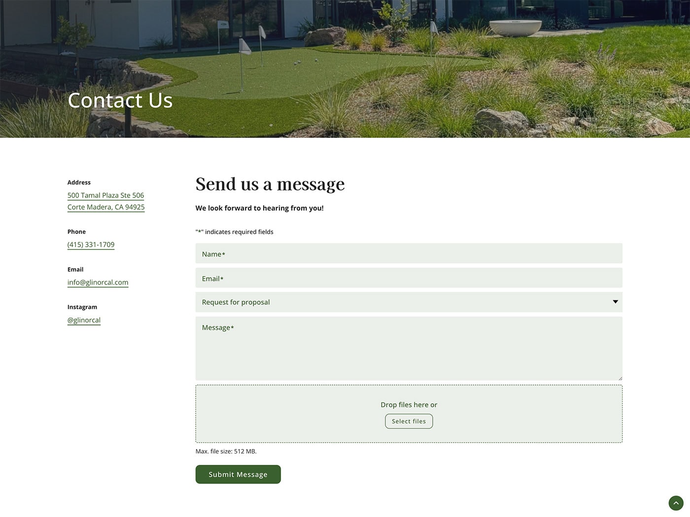 GLI NorCal Contact Page