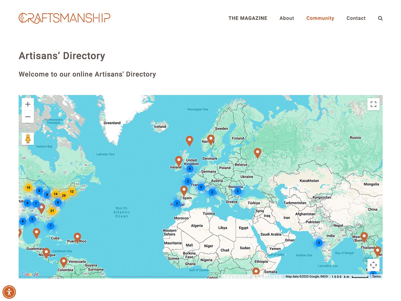 The Craftsmanship Initiative Artisans’ Directory Page