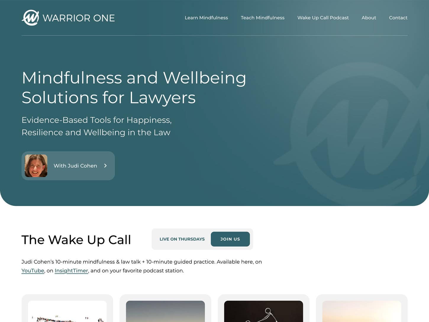 Warrior One Homepage 1